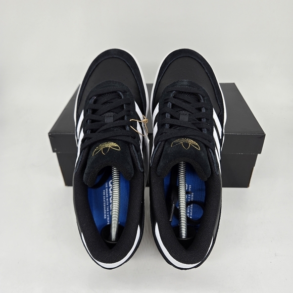 New Adidas Tyshawn 2 \'Black White Gum\' Men\'s Shoes Size 10.5